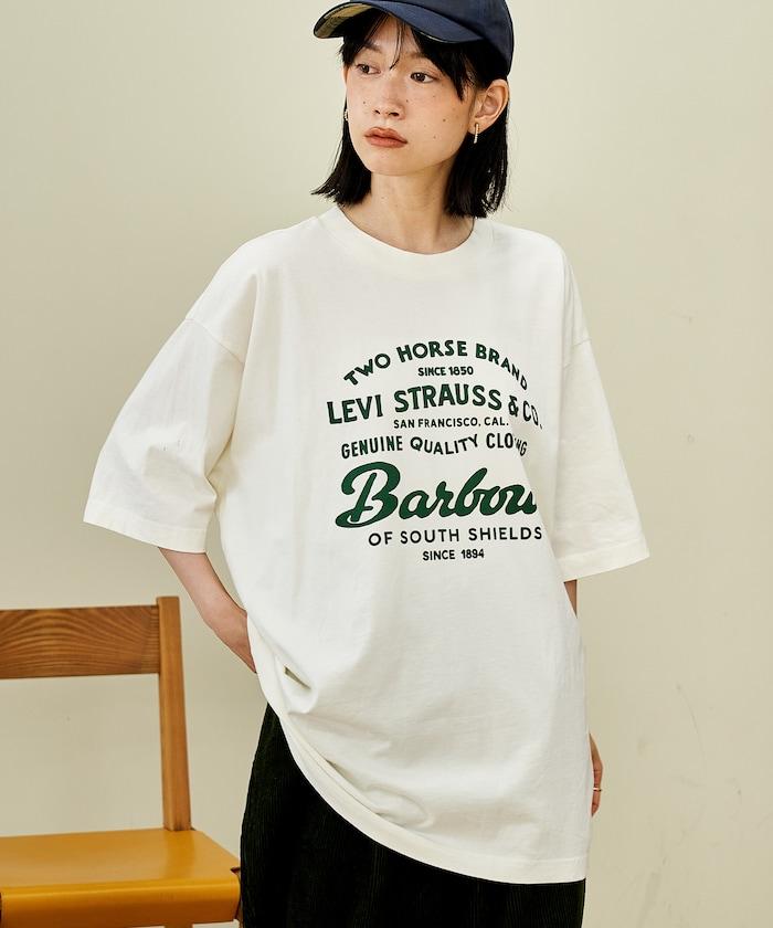 Levi's × Barbour 圖案印花T恤