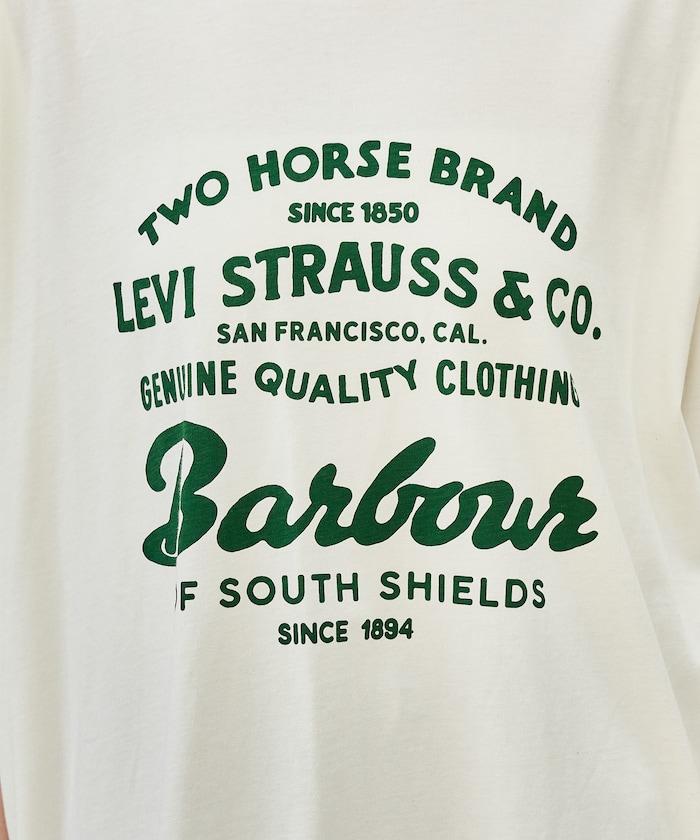 Levi's × Barbour 圖案印花T恤
