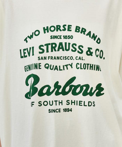 Levi's × Barbour 圖案印花T恤