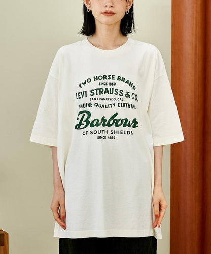 Levi's × Barbour 圖案印花T恤