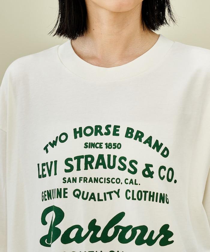 Levi's × Barbour 圖案印花T恤