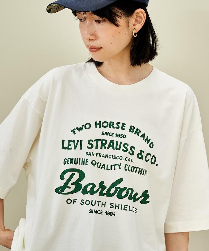 Levi's × Barbour 圖案印花T恤