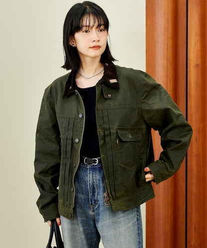 Levi's × Barbour 二型蠟染夾克