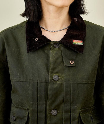 Levi's × Barbour 二型蠟染夾克