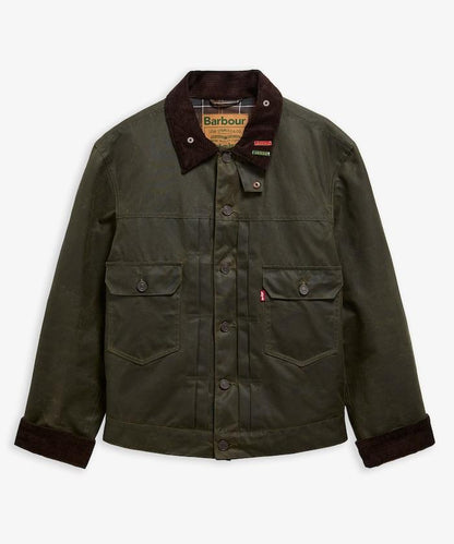 Levi's × Barbour 二型蠟染夾克