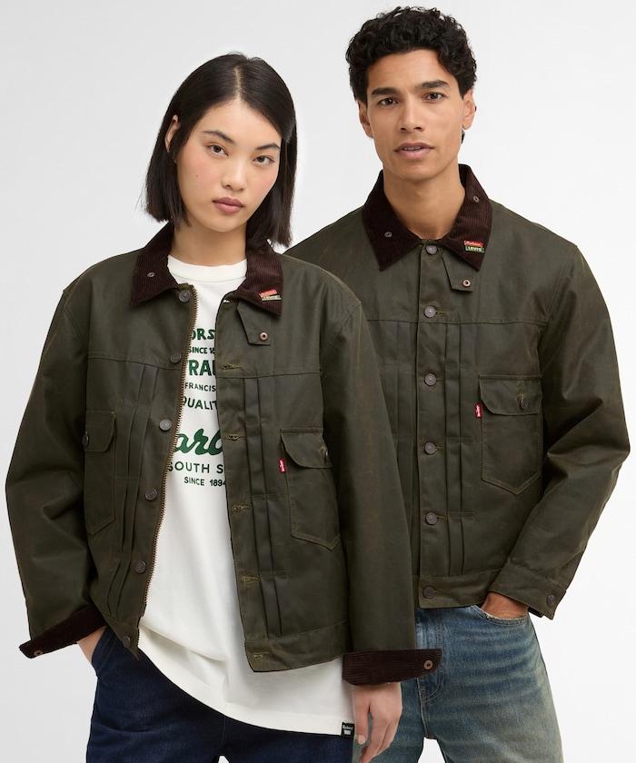 Levi's × Barbour 二型蠟染夾克
