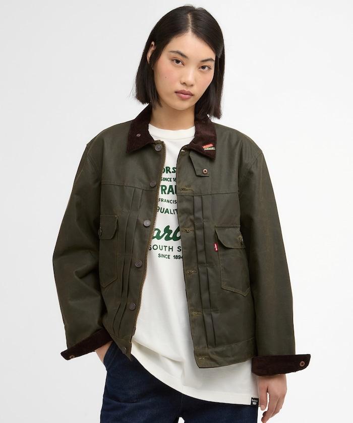 Levi's × Barbour 二型蠟染夾克
