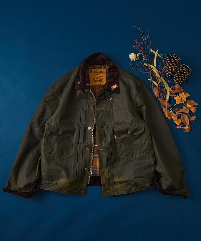 Levi's × Barbour 二型蠟染夾克