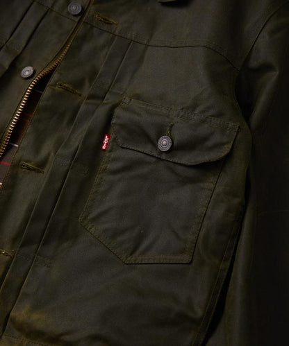 Levi's × Barbour 二型蠟染夾克