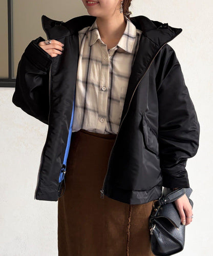 尼龍中棉連帽MA-1夾克