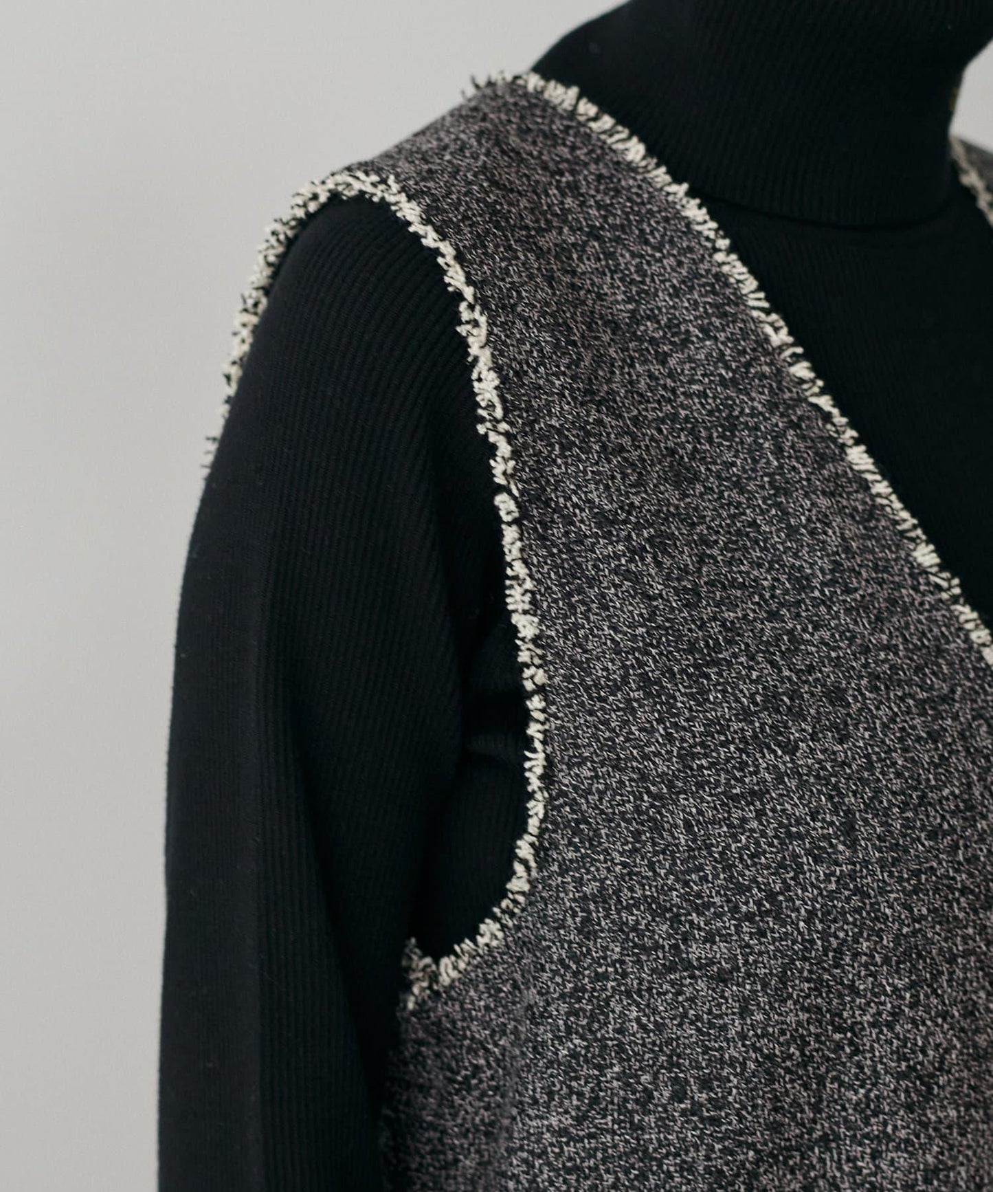 流蘇花呢揹帶褲