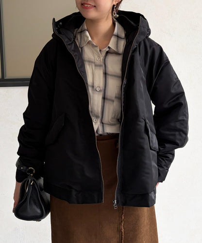 尼龍中棉連帽MA-1夾克