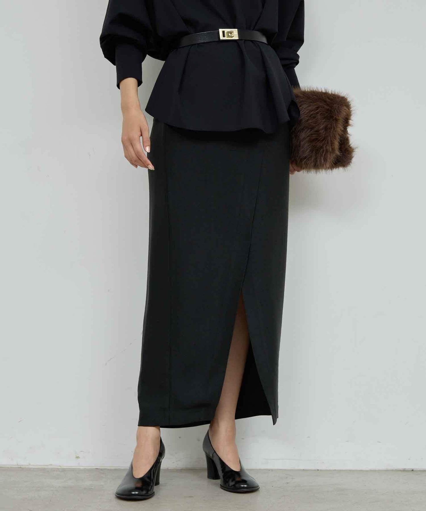 醋酸斜紋半身裙