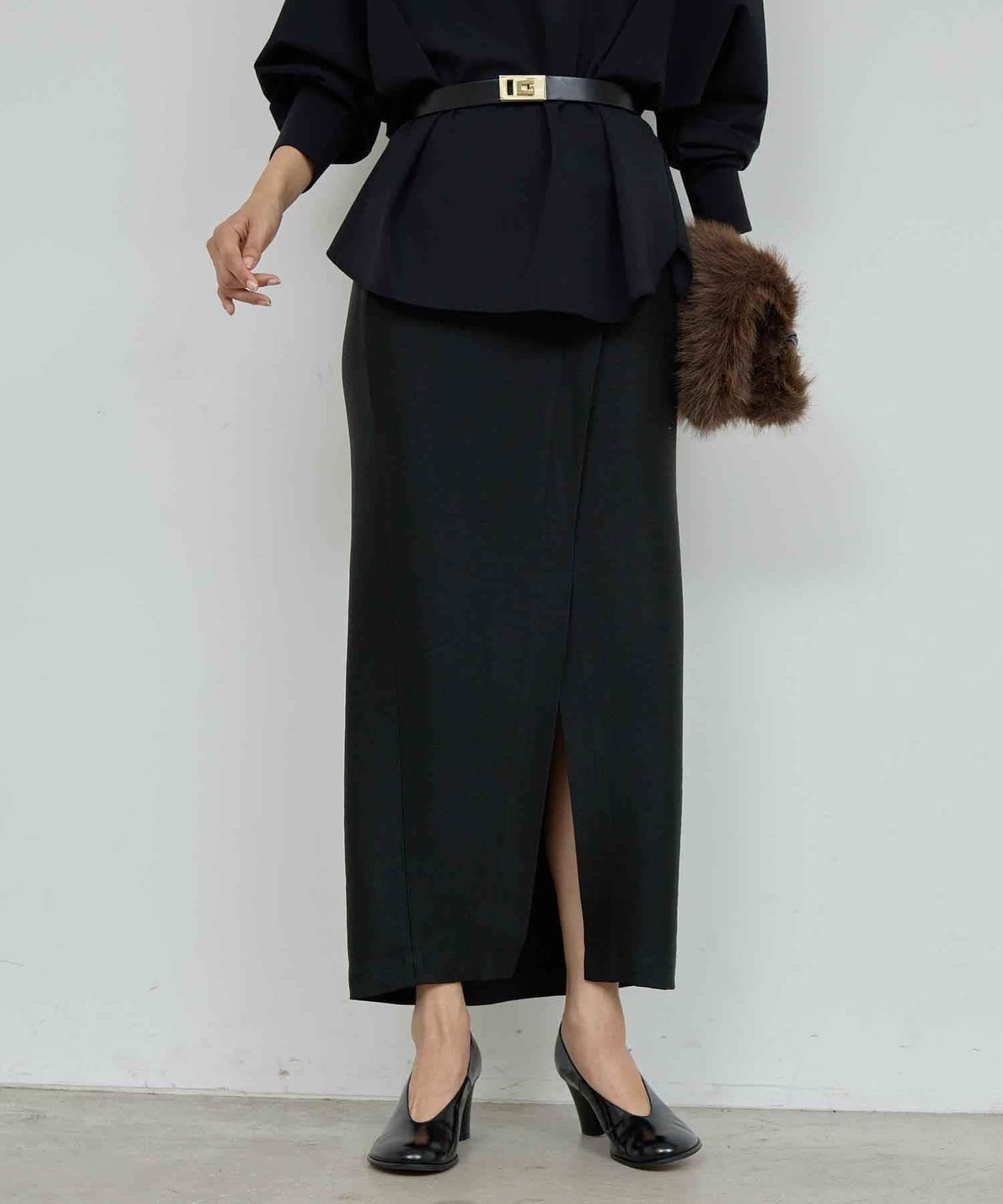 醋酸斜紋半身裙