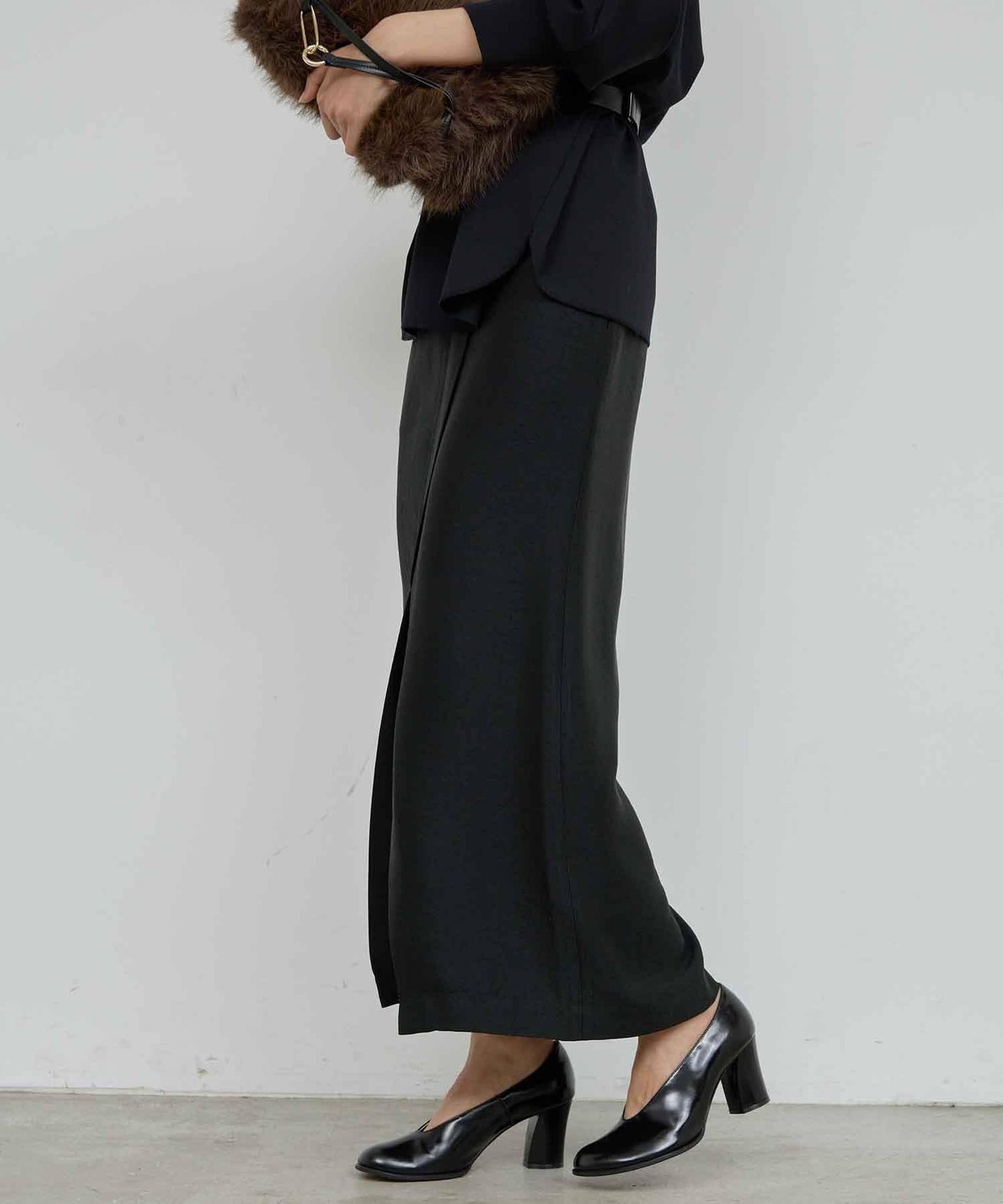 醋酸斜紋半身裙