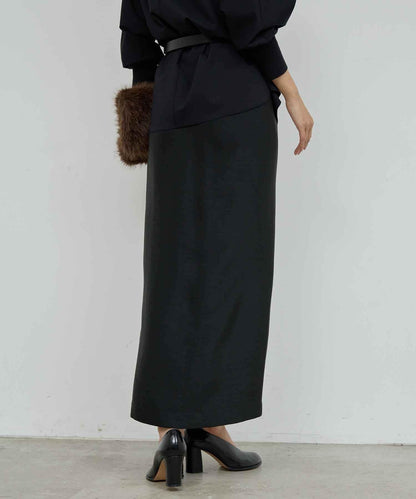 醋酸斜紋半身裙