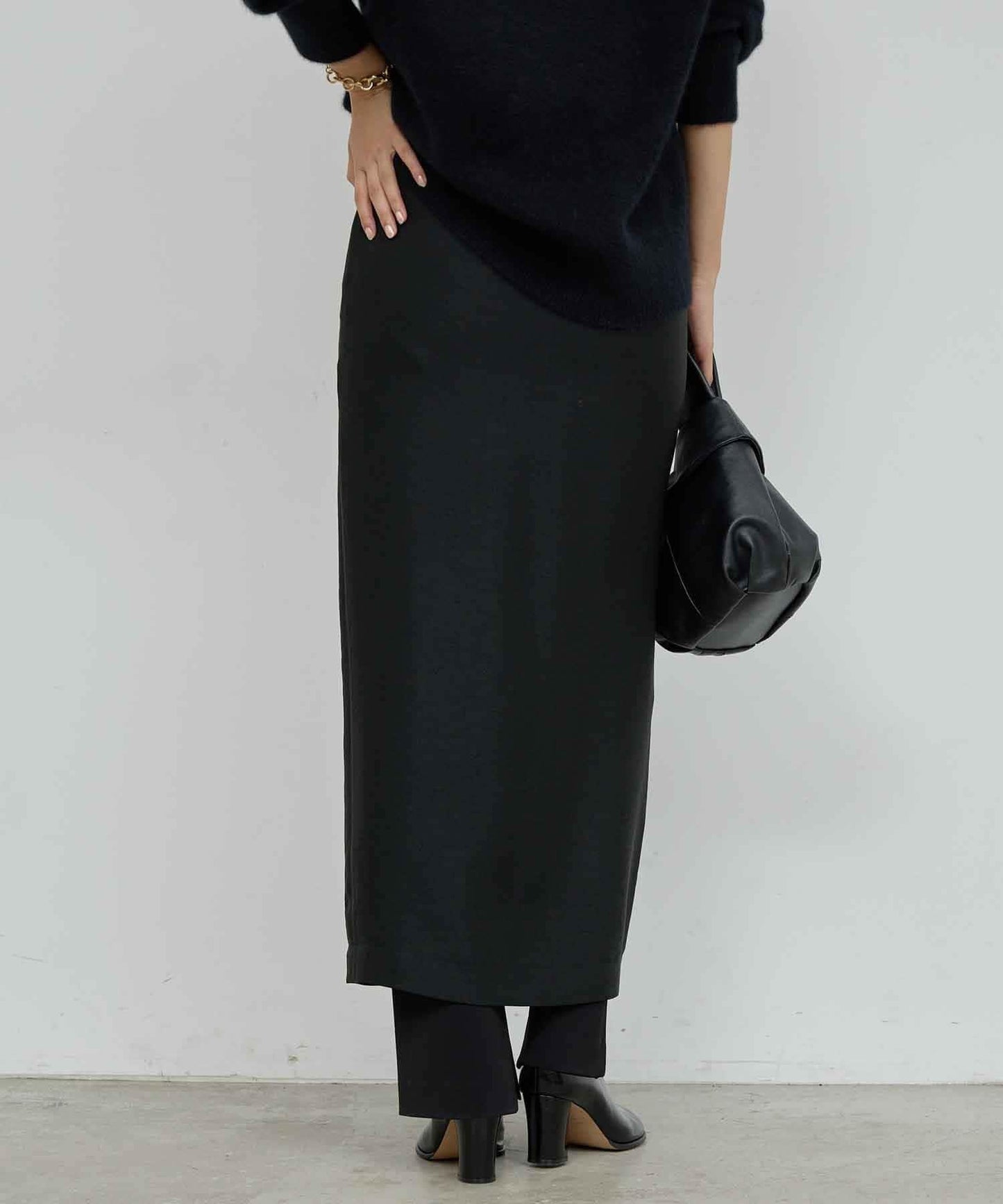 醋酸斜紋半身裙