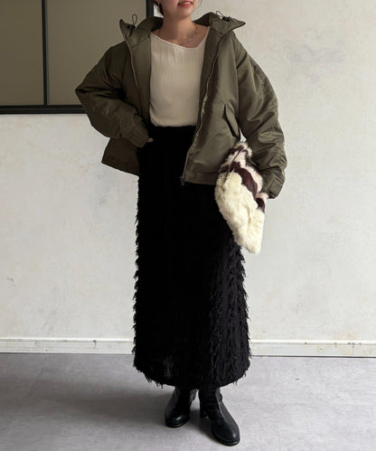 尼龍中棉連帽MA-1夾克