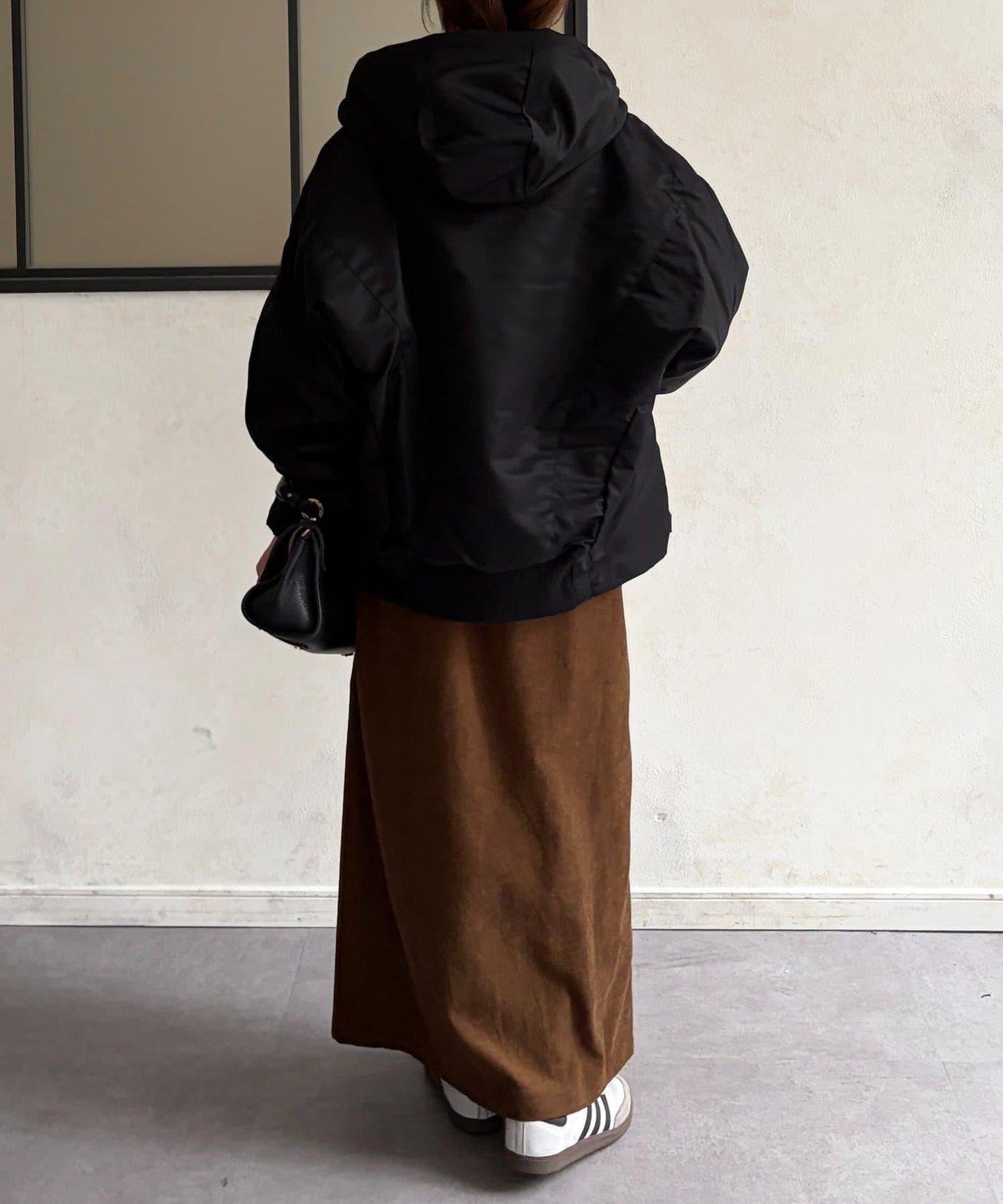 尼龍中棉連帽MA-1夾克