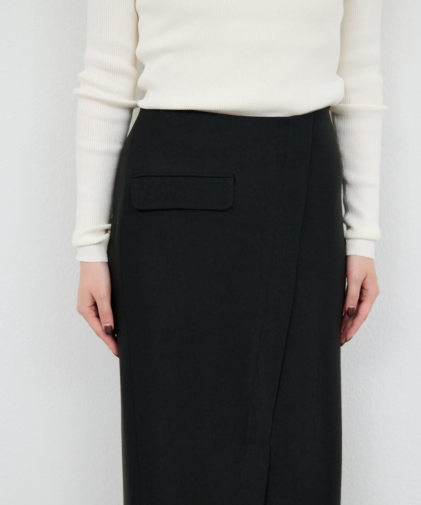 醋酸斜紋半身裙