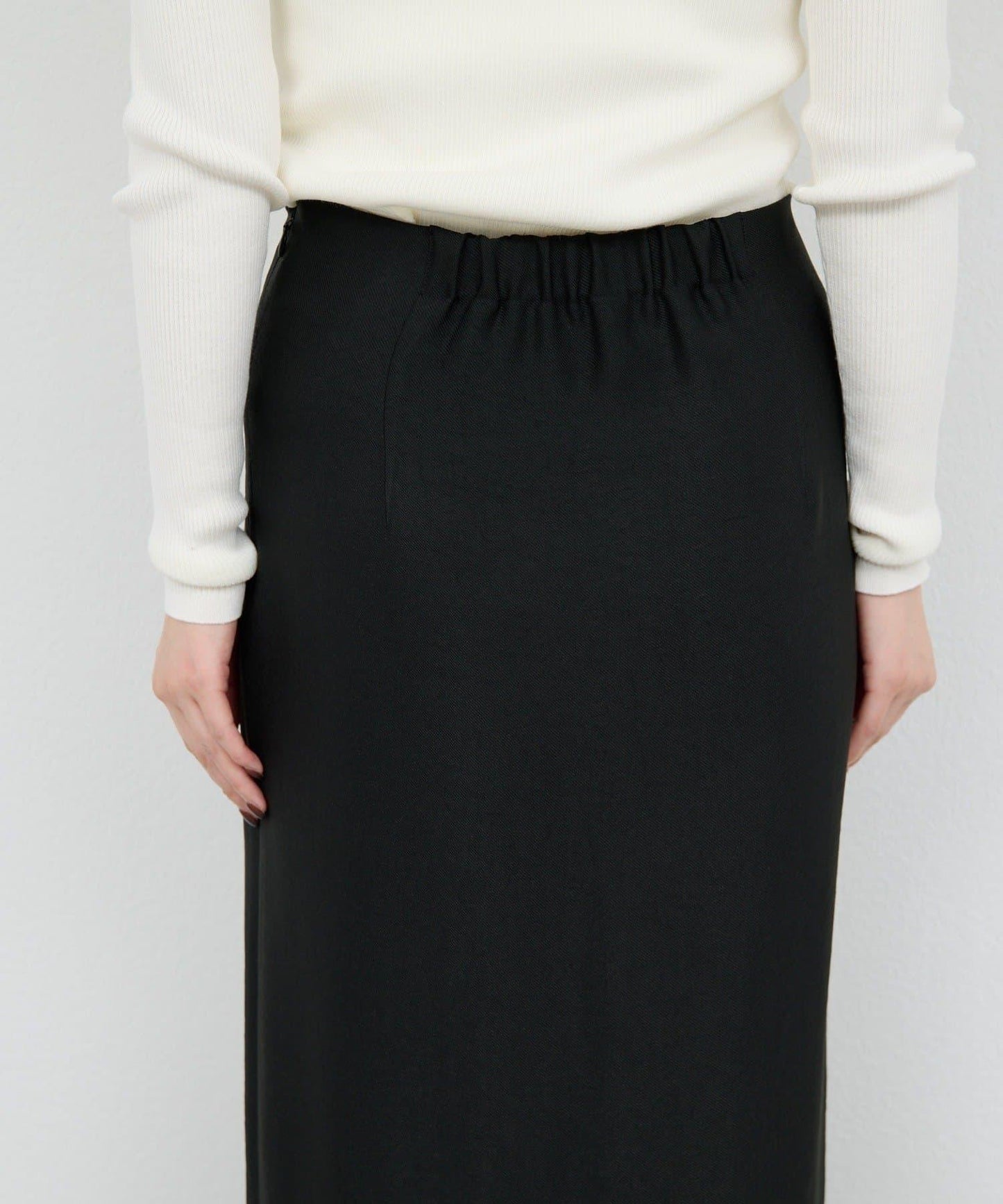 醋酸斜紋半身裙