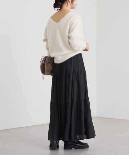 【優雅感】層疊百褶裙