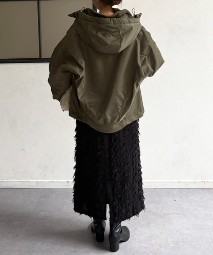 尼龍中棉連帽MA-1夾克