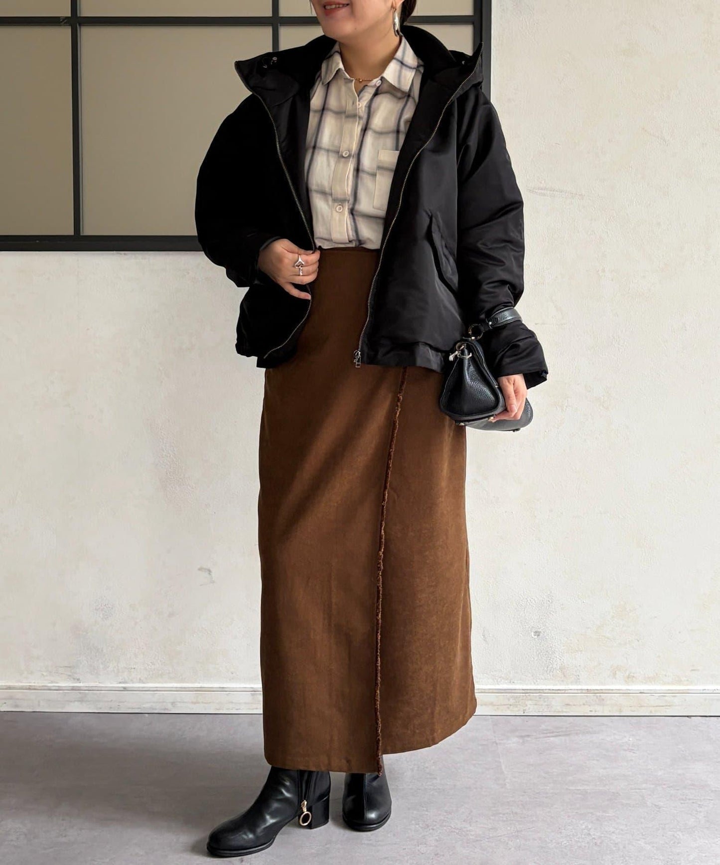 尼龍中棉連帽MA-1夾克