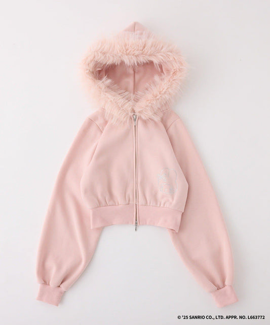 【My Melody/《庫洛米》聯名】毛絨連帽衛衣