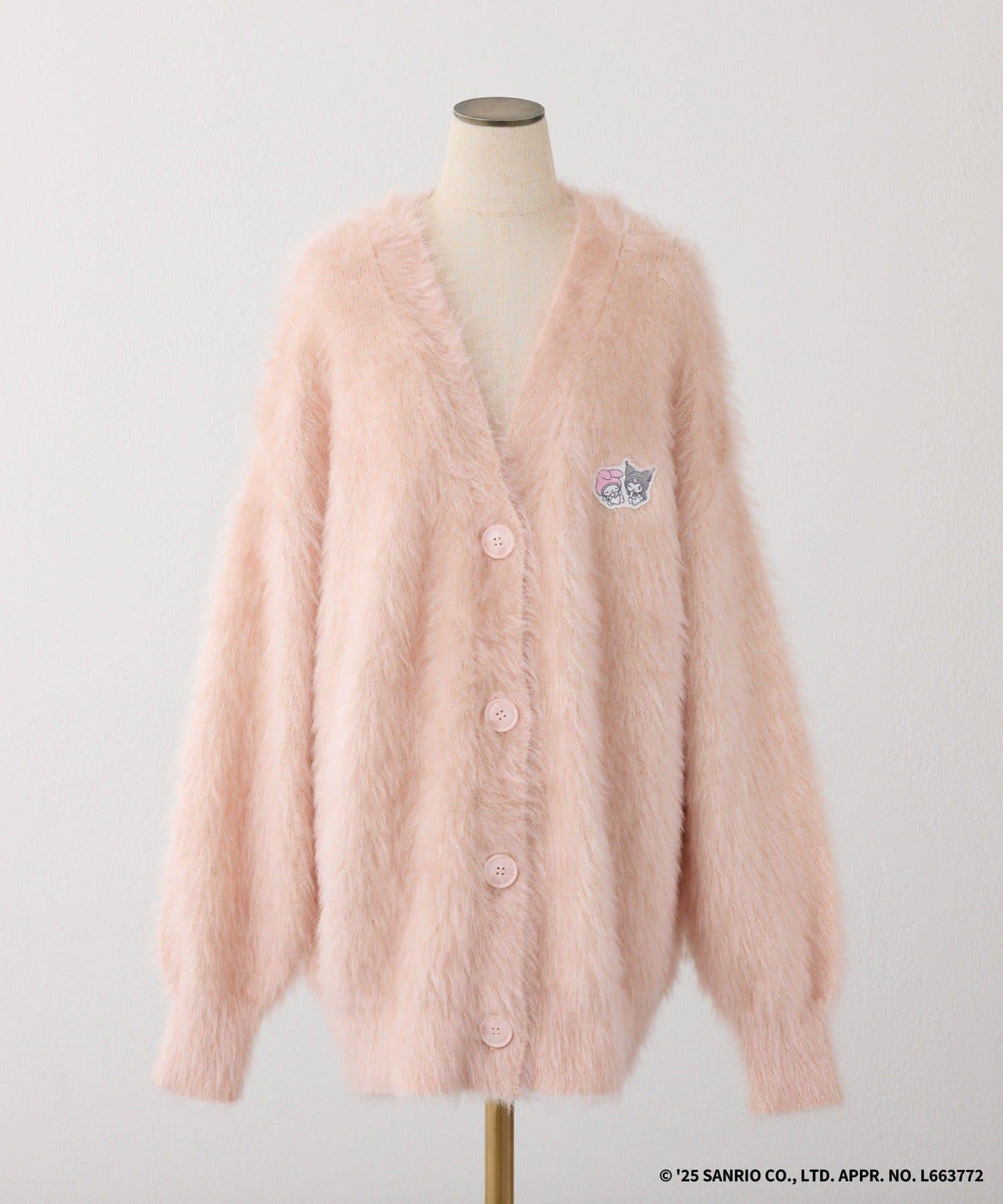 【My Melody/《庫洛米》聯名】羽毛開衫