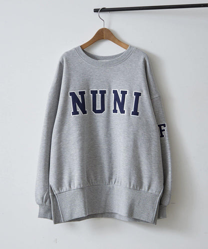 【NUNIFE】開叉加絨衛衣