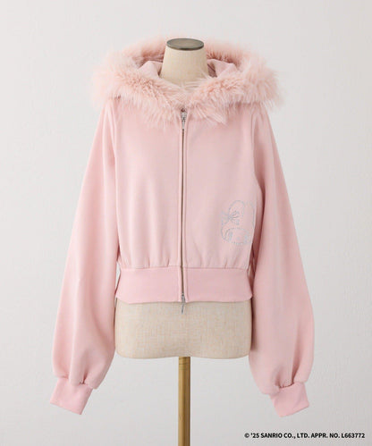 【My Melody/《庫洛米》聯名】毛絨連帽衛衣