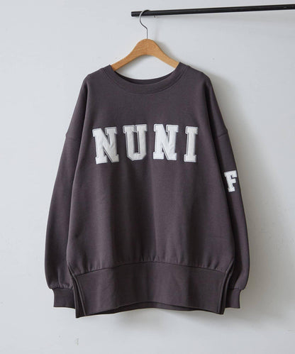 【NUNIFE】開叉加絨衛衣