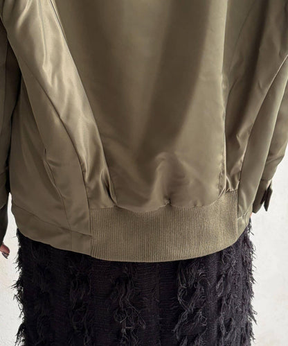 尼龍中棉連帽MA-1夾克