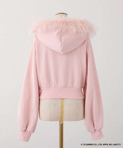【My Melody/《庫洛米》聯名】毛絨連帽衛衣