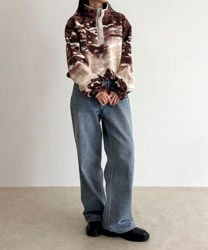 【columbia/コロンビア】Helvetia II印花抓絨衣