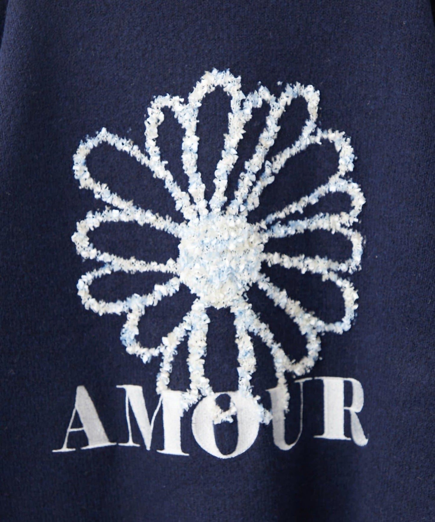 花卉提花針織衫