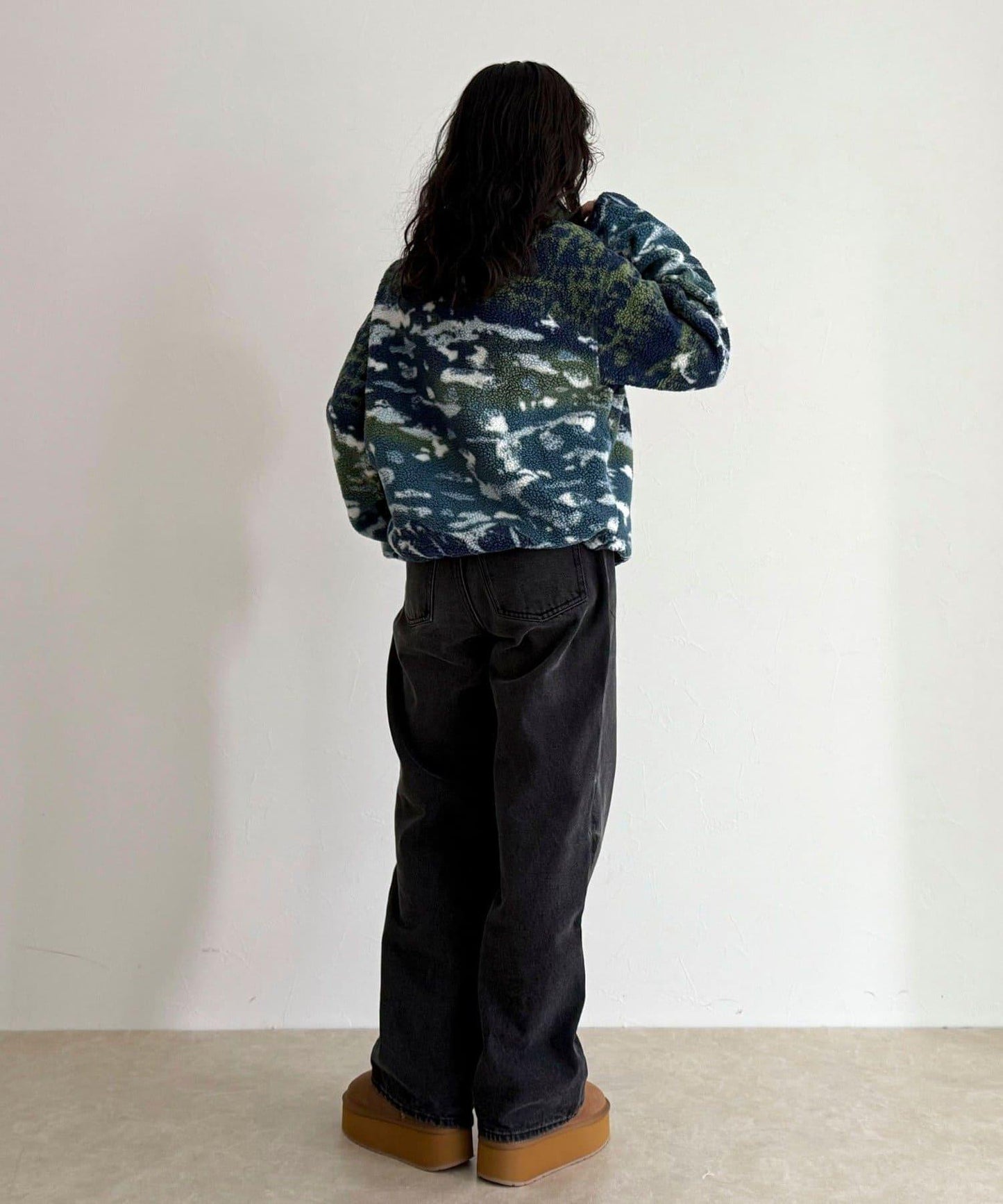 【columbia/コロンビア】Helvetia II印花抓絨衣