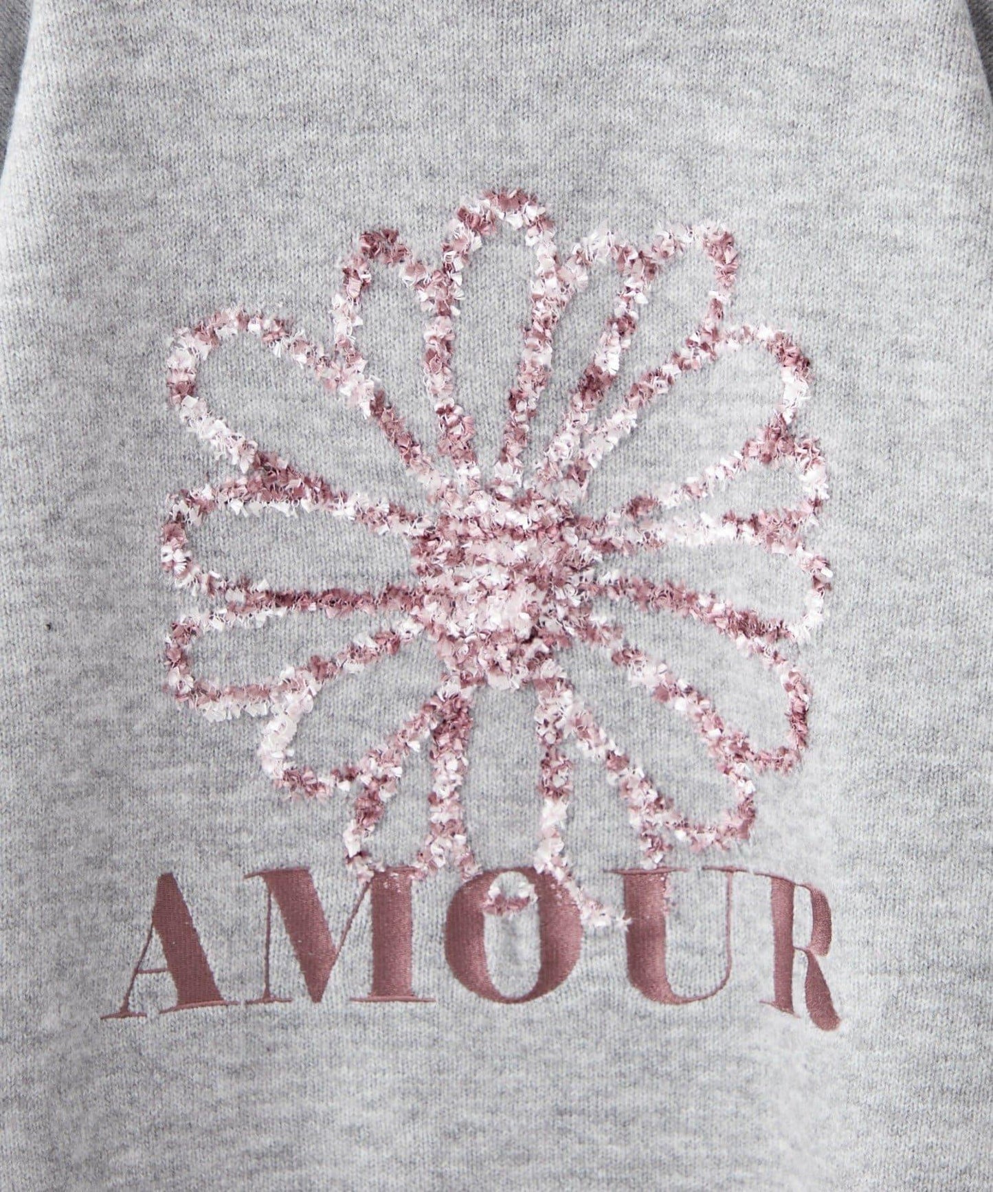 花卉提花針織衫