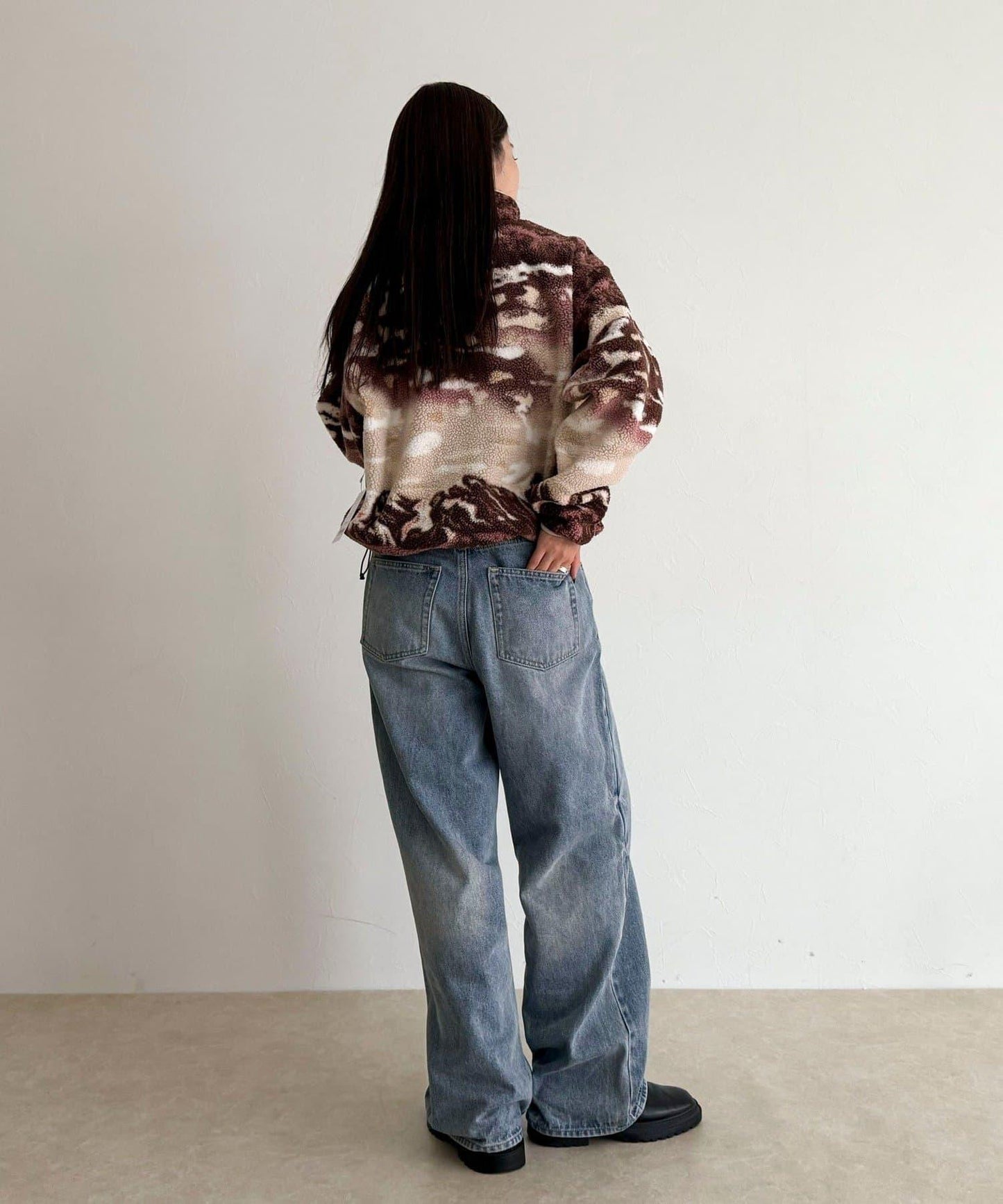 【columbia/コロンビア】Helvetia II印花抓絨衣