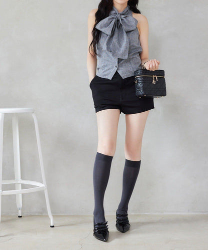 【one after another】美式無袖蝴蝶結襯衫