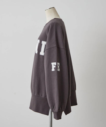 【NUNIFE】開叉加絨衛衣