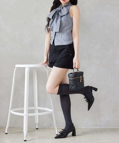 【one after another】美式無袖蝴蝶結襯衫