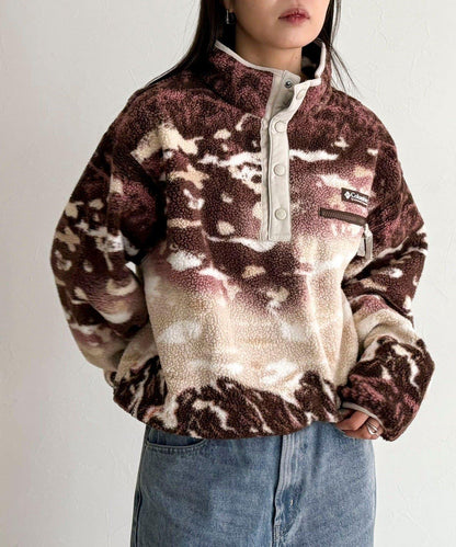 【columbia/コロンビア】Helvetia II印花抓絨衣