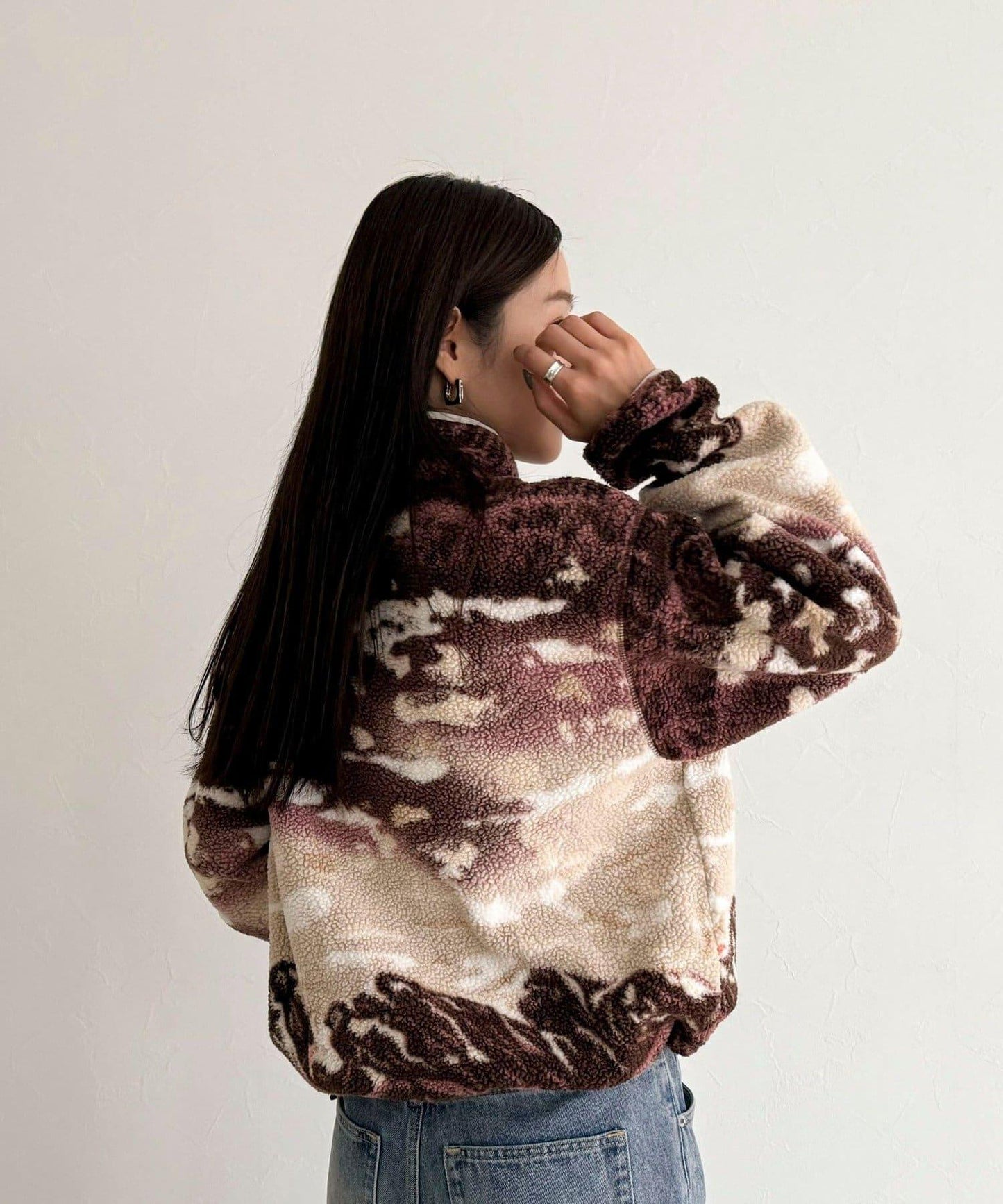 【columbia/コロンビア】Helvetia II印花抓絨衣