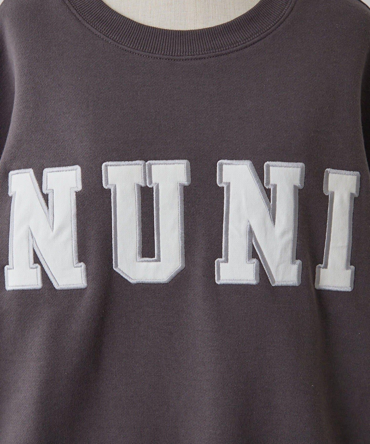 【NUNIFE】開叉加絨衛衣