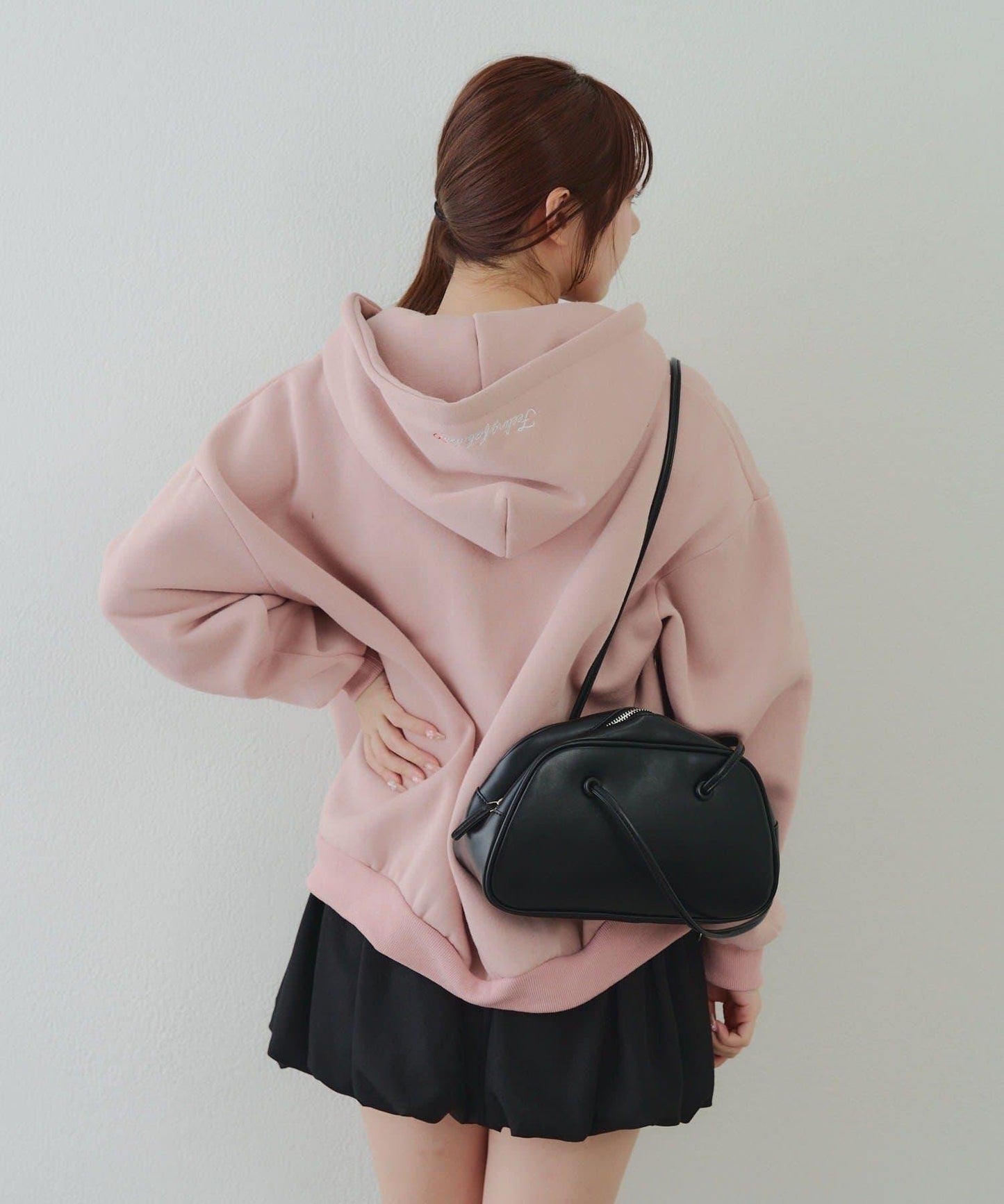 大LOGO拉鍊連帽衛衣