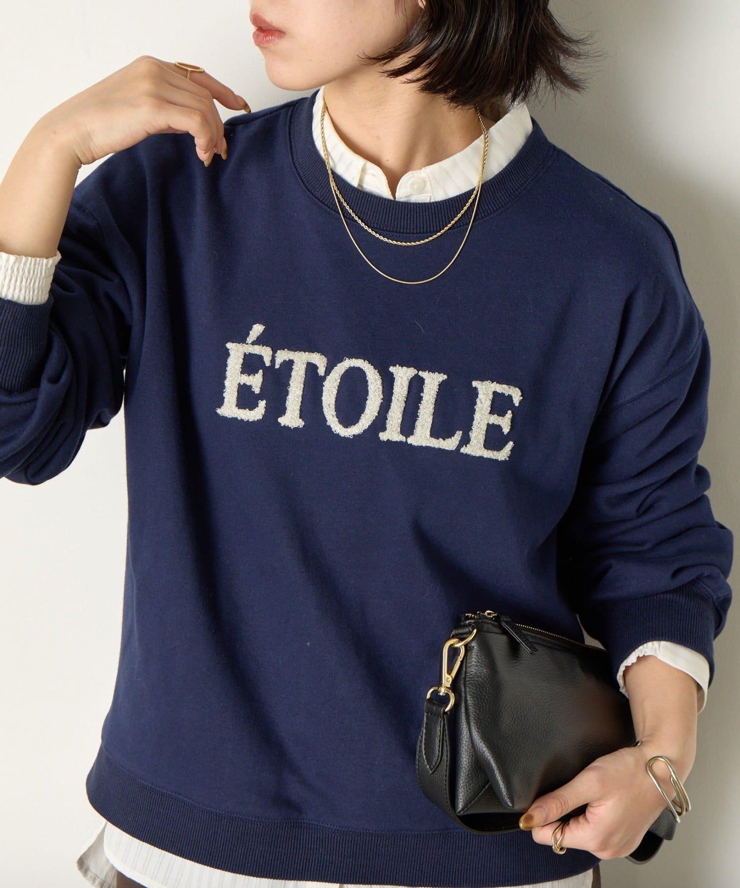 亮片標誌內襯衛衣