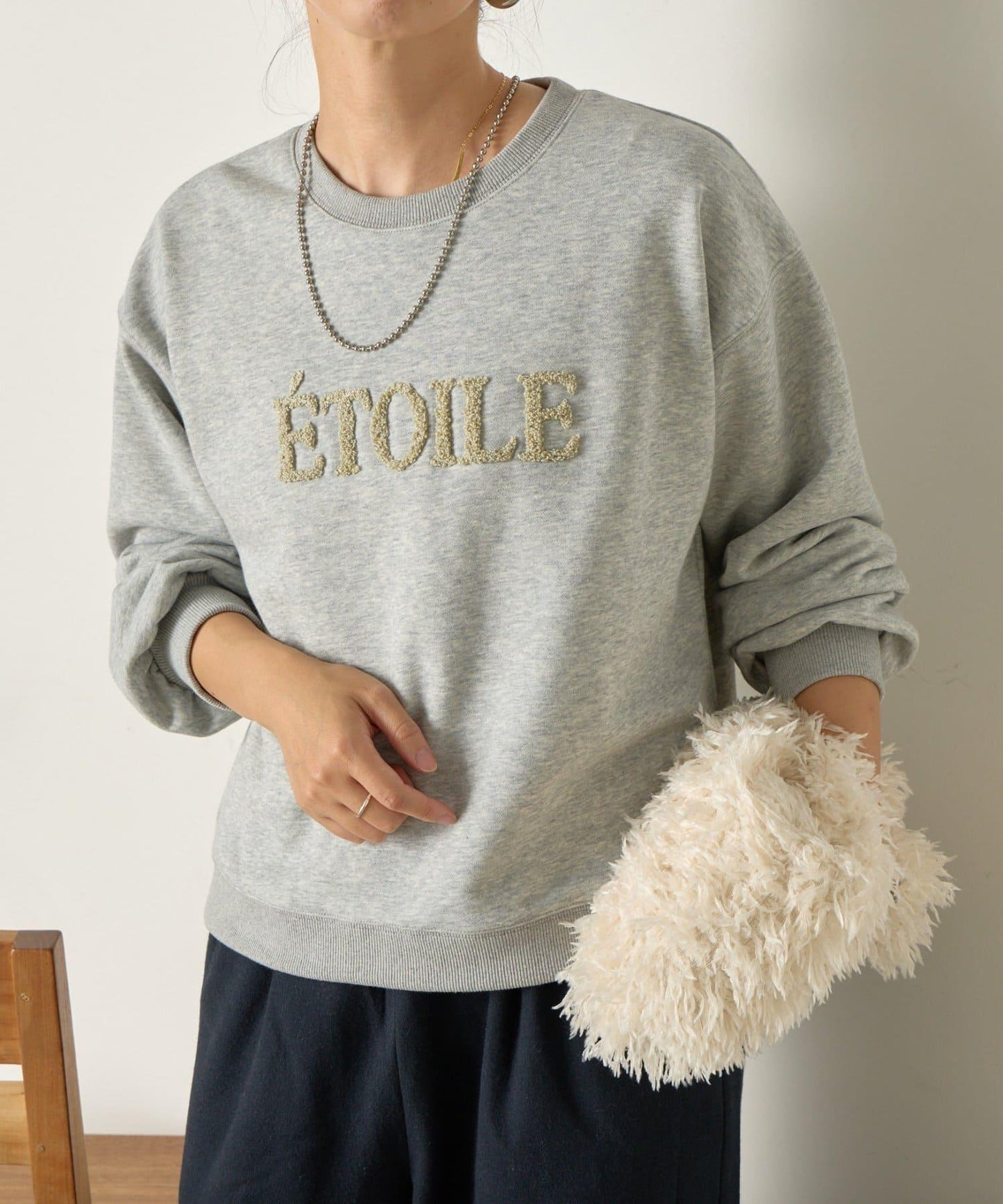 亮片標誌內襯衛衣