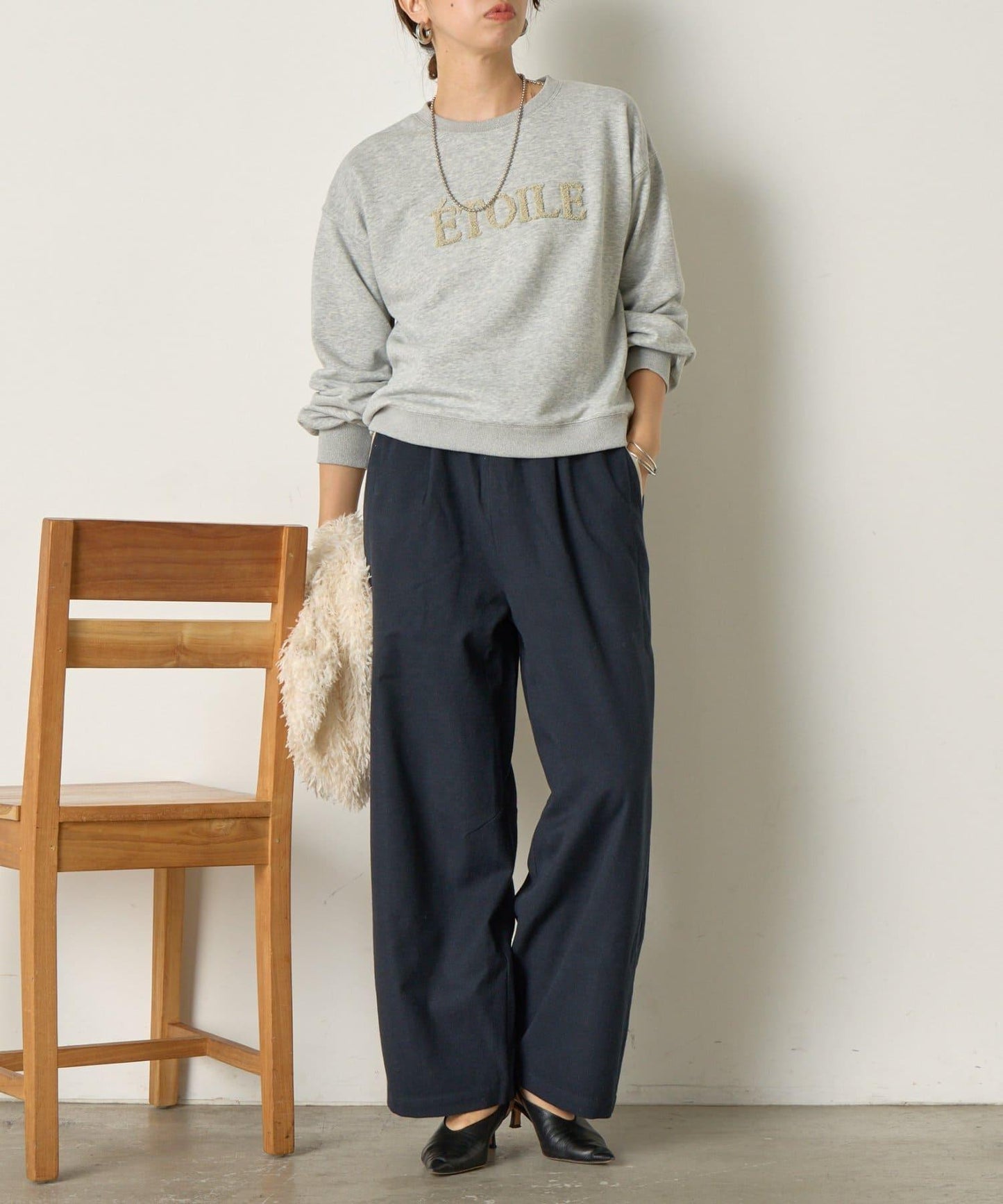 亮片標誌內襯衛衣